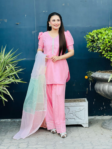 Rapunzel Farshi With Multi Dupatta 3(PC'S)