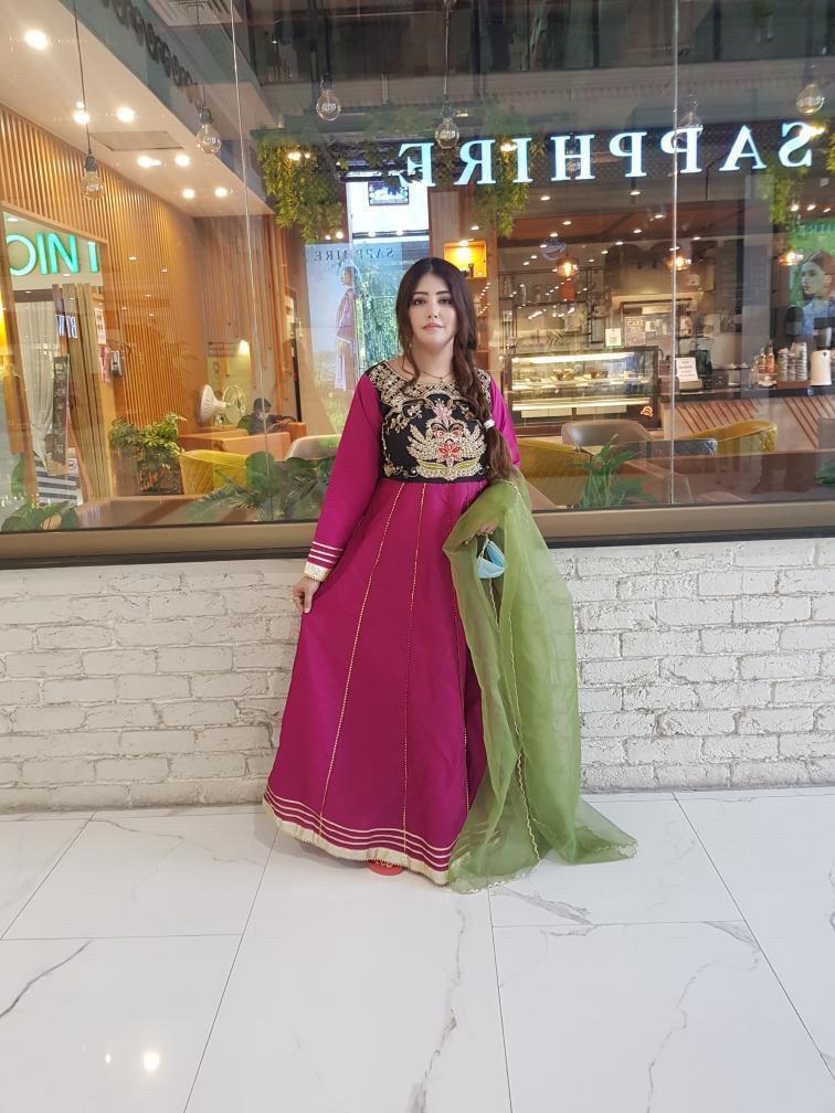 Rawsilk Frock  Velvet (Frock Length 56)SA-204