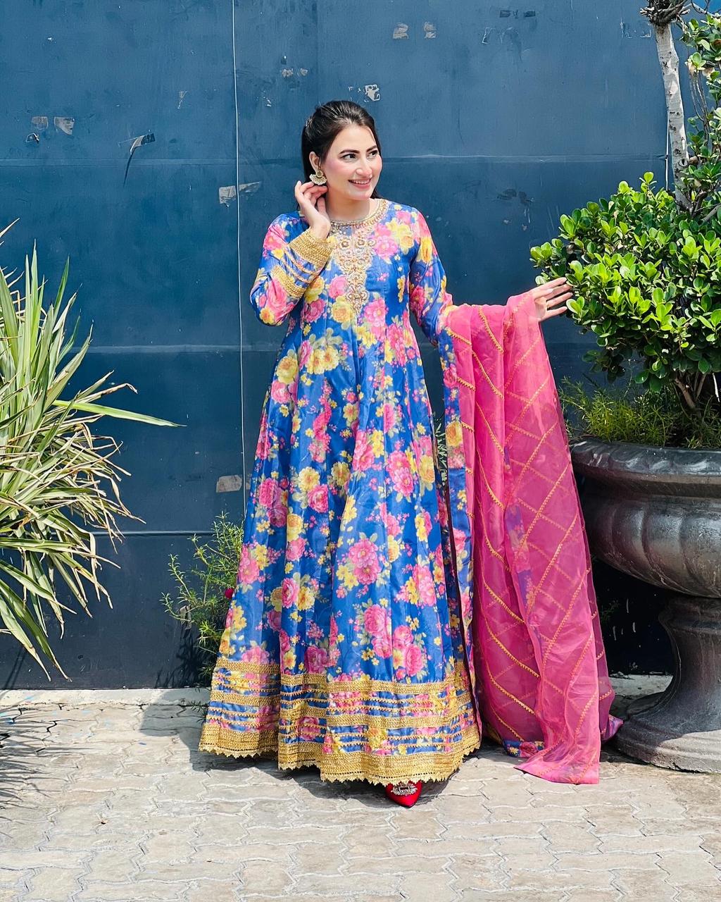 Muneeba Embroidery Frock