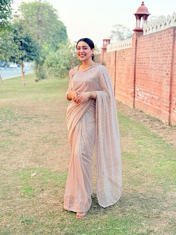 Stardust Moon light Saree