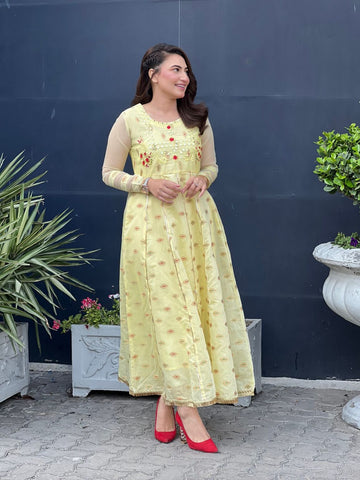 Cotton Mirror Frock(1 PC)