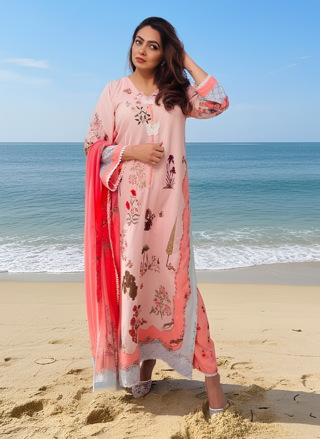 Blushia Kaftan 3pc