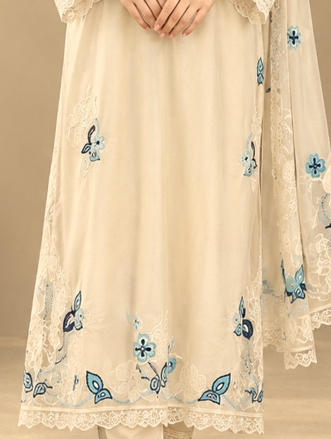 Sitara Kaftan 3Pc  - New Arrivals