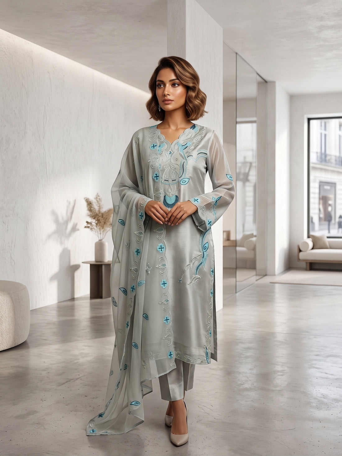Sitara Kaftan 3Pc
