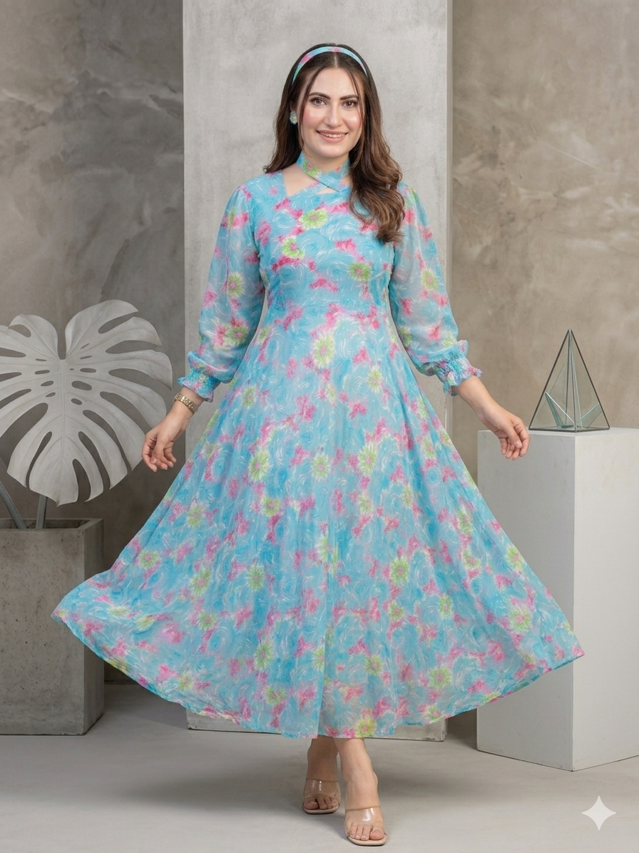 Anaya chiffon frock