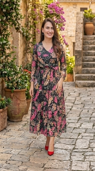 Hoor Chiffon frock
