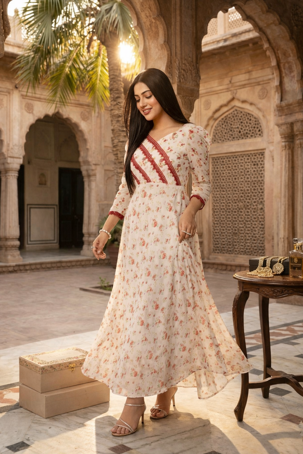 Korean Chiffon Frock