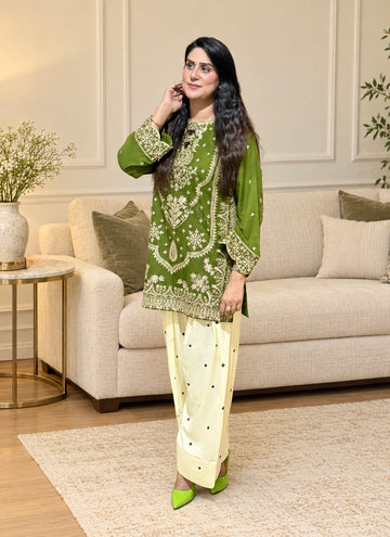 Garbs 3-Piece Dhanak Farshi Suit