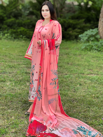 Minhas Kaftan & Dupatta