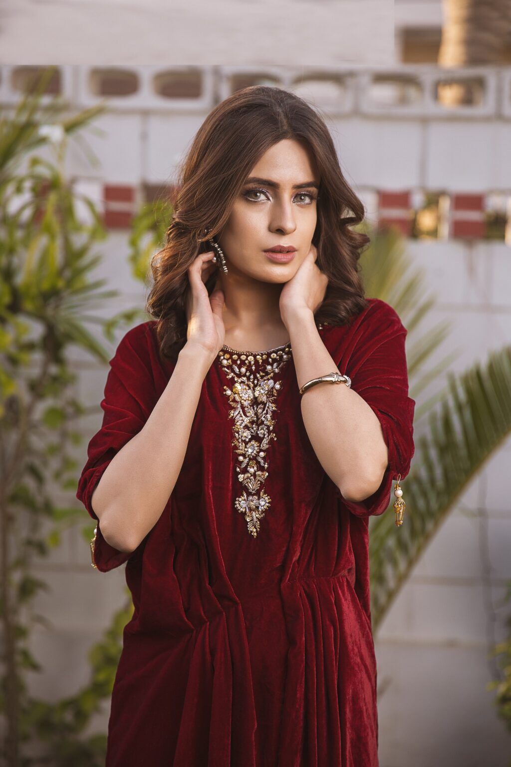 Galm Neck Kaftan