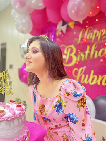 Floral Chiffon Frock