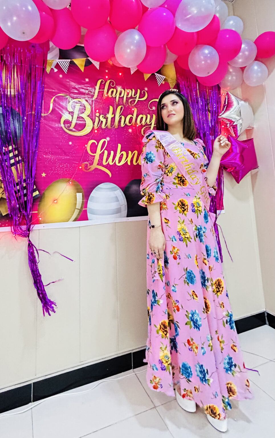Floral Chiffon Frock