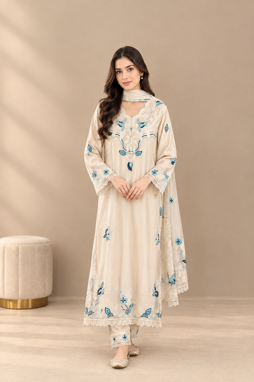 Sitara Kaftan 3Pc  - New Arrivals