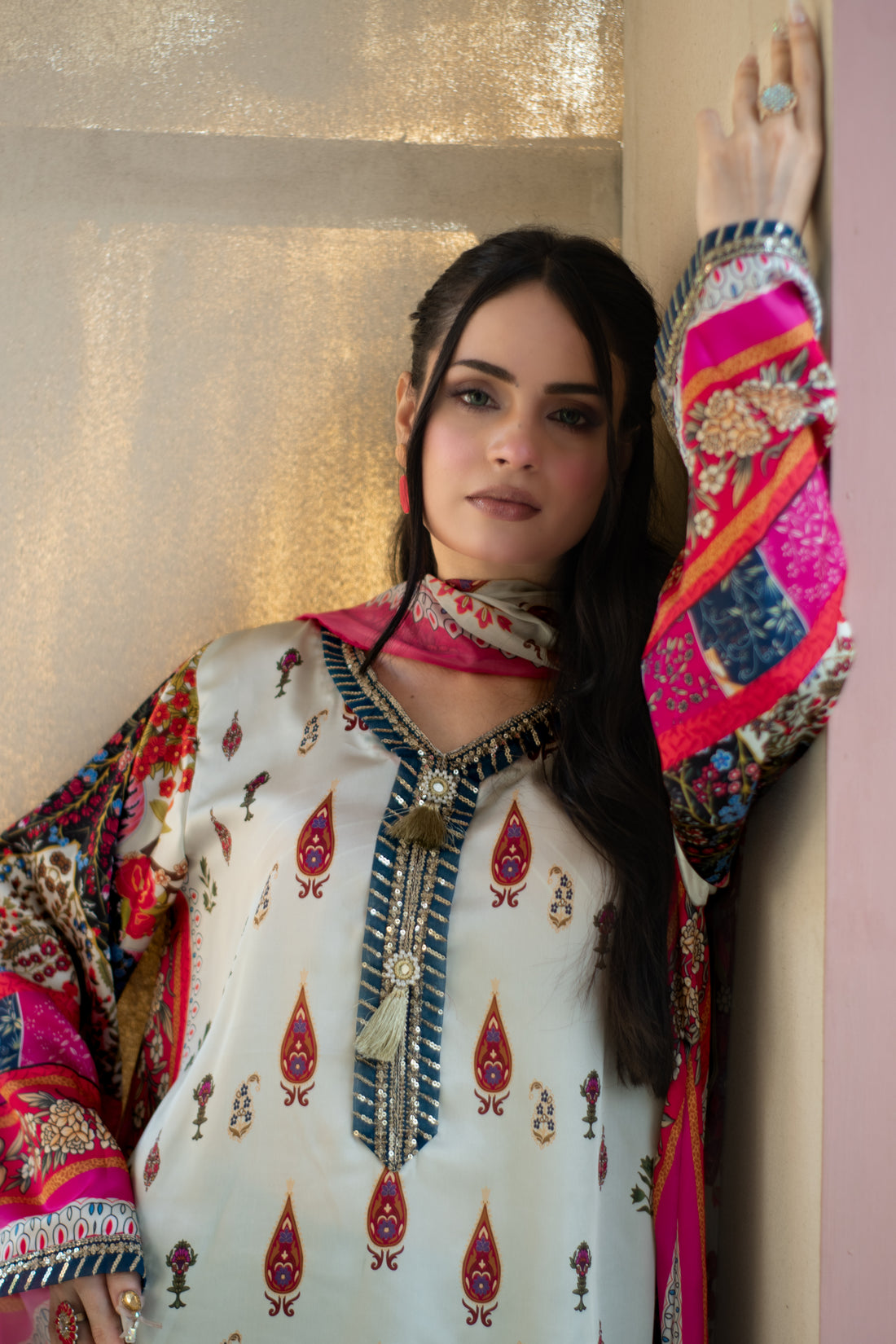 Gulnar Silk Kaftan