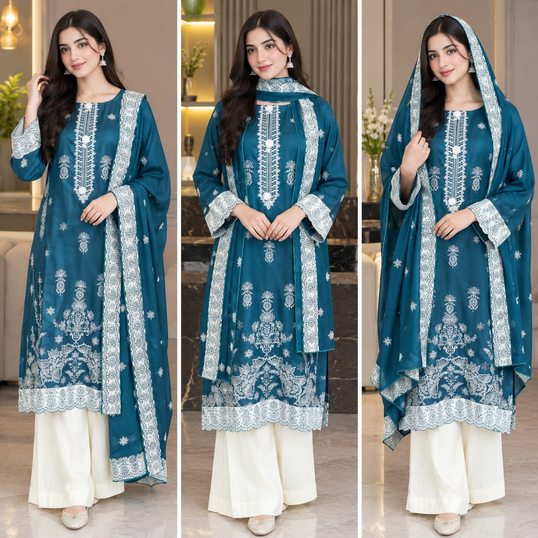 Raheela Suit 3pcs (sa1022)