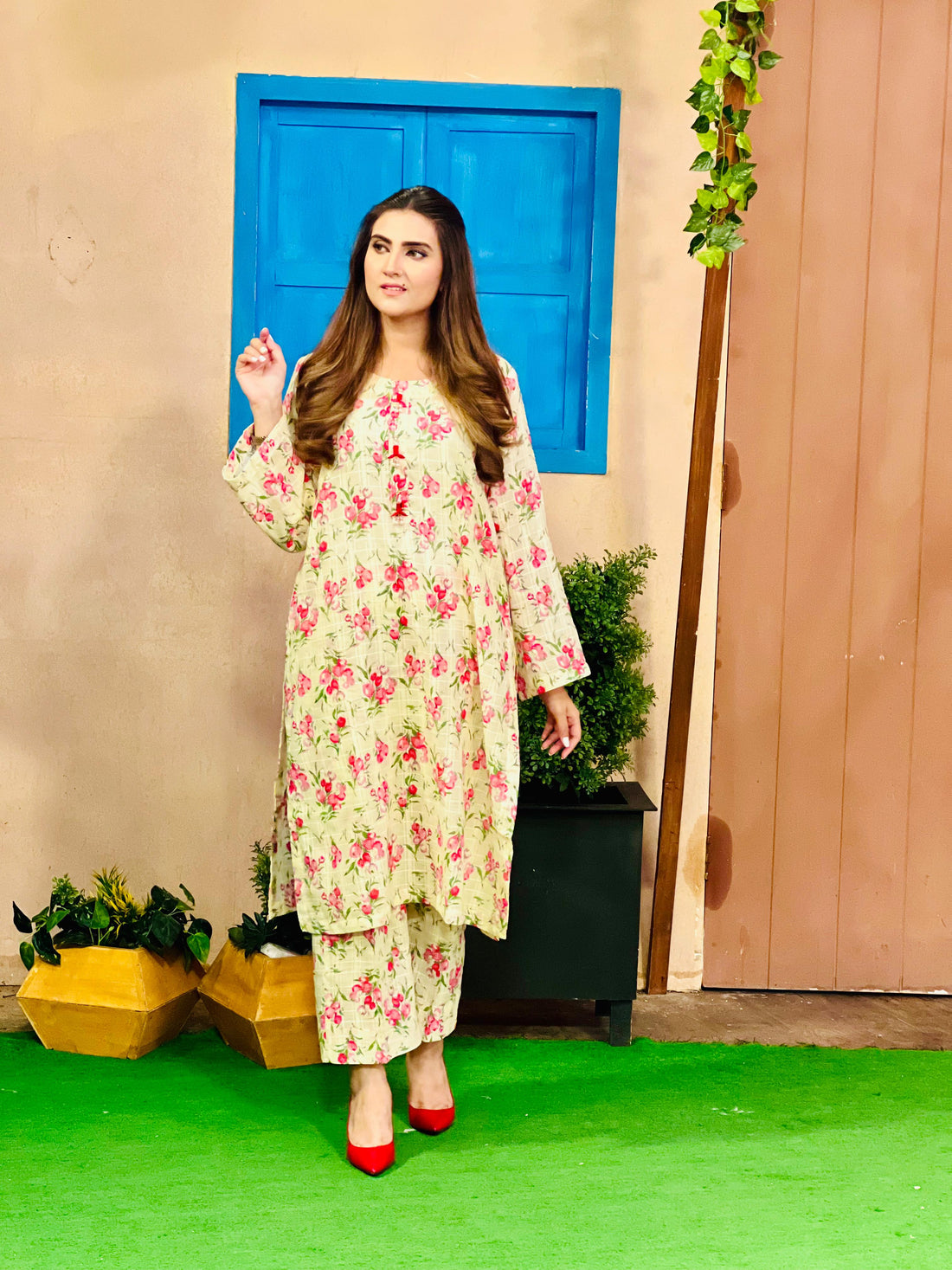 Print Lawn  Shirt  Shalwar (Doria lawn 2pcs )SA-847