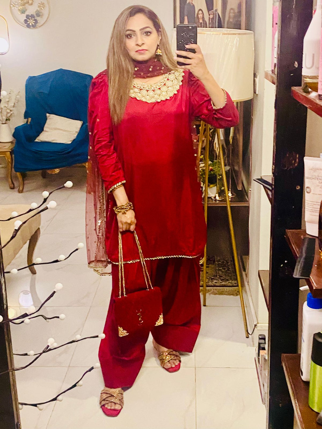 RÉHANA Farshi Shalwar Set