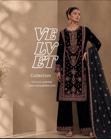 Gloira Velvet Suit (SA1012)
