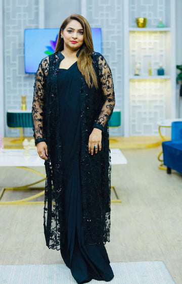Daisy Net Gown Saree