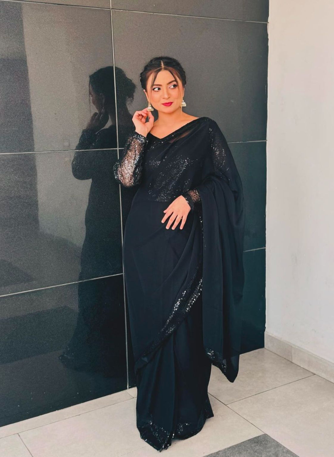 Designer Galaxy Saree For Parties & Weddings
