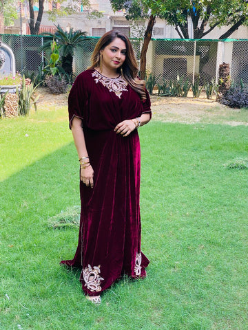 Zohrah Velvet Kaftan