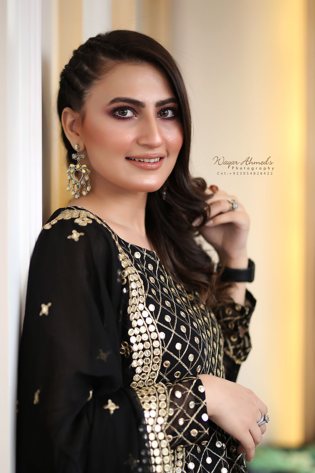 Mehrunisa Chiffon Frock (3pc) SA-285