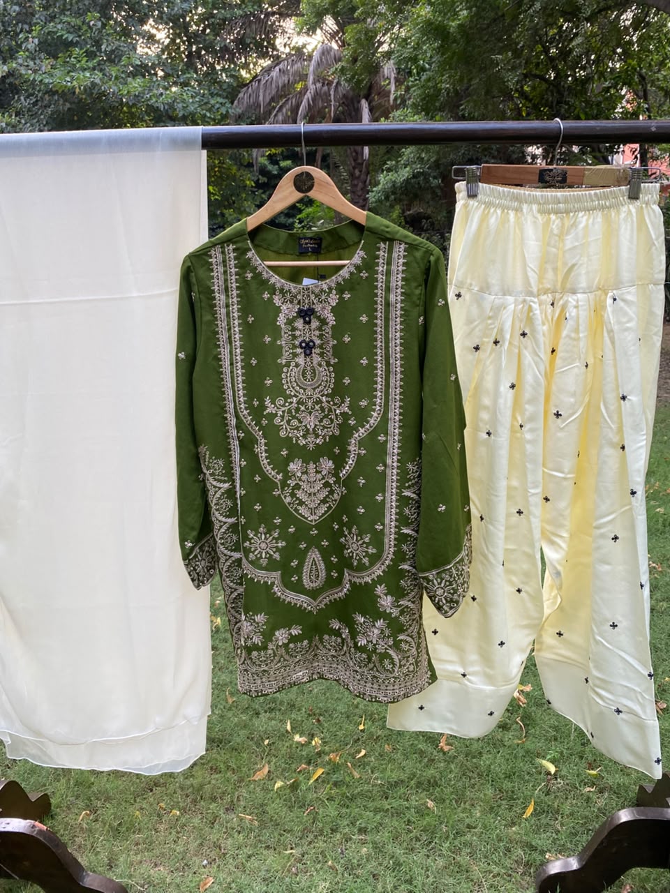 Garbs 3-Piece Dhanak Farshi Suit by Syra's Atelier — outfit image 6