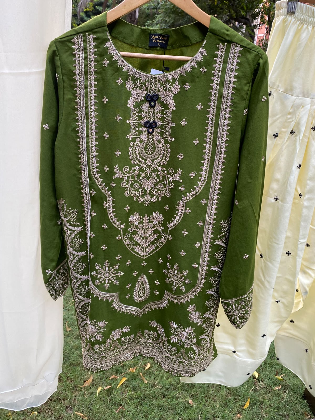 Garbs 3-Piece Dhanak Farshi Suit by Syra's Atelier — outfit image 7