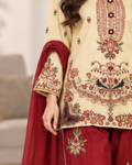 Luxe Loom 3-Piece Dhanak Farshi Suit by Syra's Atelier — outfit image 5